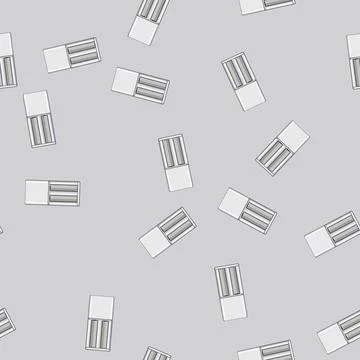 Seamless pattern charge aa battery charger cartoon vector 库存插图