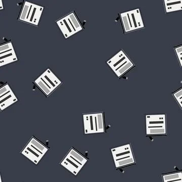 Seamless pattern charger mobile phone battery cartoon vector Stock Illustration