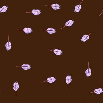 Seamless pattern charm magic stick cartoon vector Stock Illustration