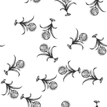 Seamless pattern chart financial growth sketch hand drawn Illustrazione stock