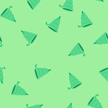 Seamless pattern chconversion funnel cartoon vector Stockillustratie