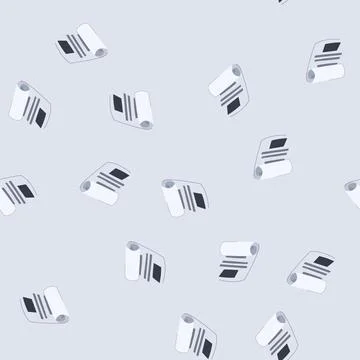 Seamless pattern check receipt cartoon vector Illustrazione stock