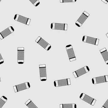 Seamless pattern cheese grater cooking cartoon vector Stock Illustration