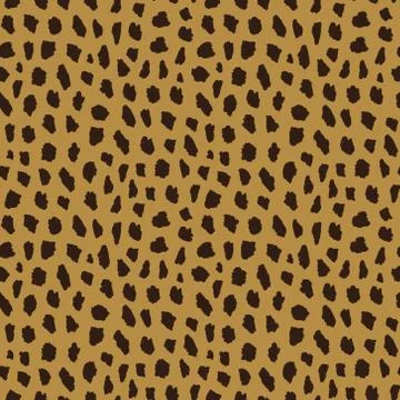 Seamless pattern with cheetah skin 스톡 일러스트