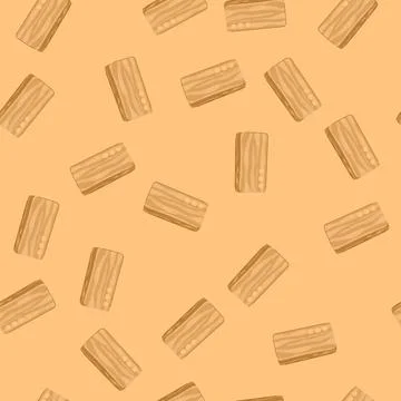 Seamless pattern cherry phone case wooden cartoon vector Stock Illustration
