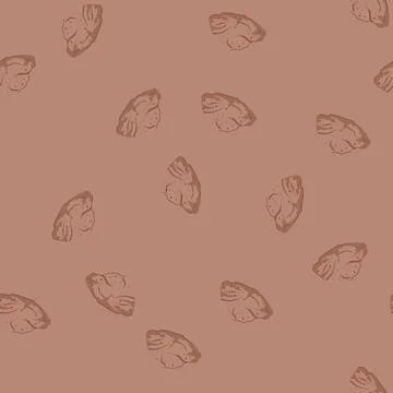 Seamless pattern chewy biscuit cookie cartoon vector Illustrazione stock