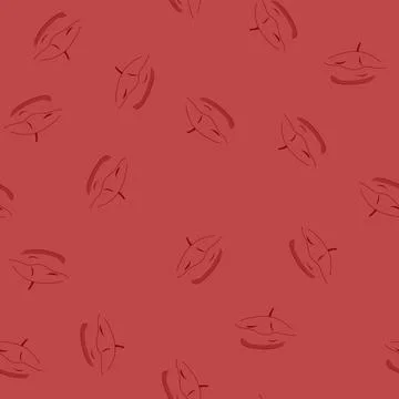 Seamless pattern chic beret cartoon vector Stock Illustration
