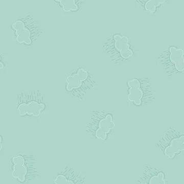 Seamless pattern chic boho cloud cartoon vector 스톡 일러스트