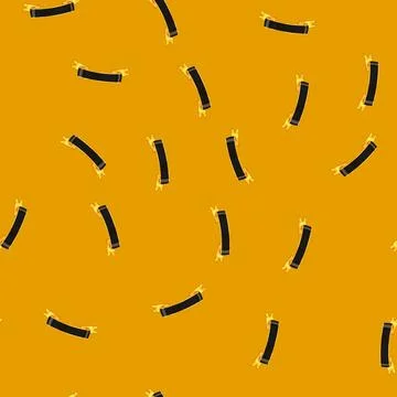 Seamless pattern chic ribbon golden luxury cartoon vector Stock Illustration