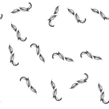 Seamless pattern chicken curry sketch hand drawn Illustrazione stock