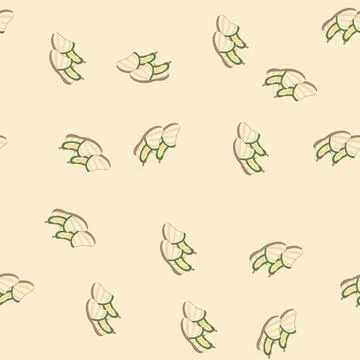 Seamless pattern child kid slippers cartoon vector 스톡 일러스트
