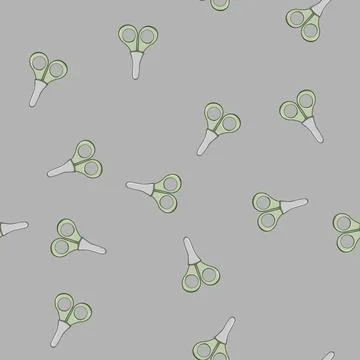 Seamless pattern children kid scissors cartoon vector Stock Illustration