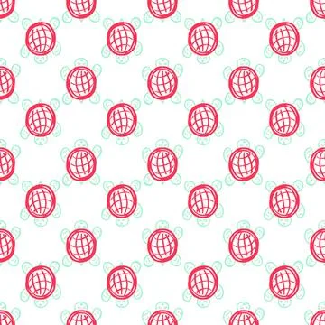 Seamless pattern. Children's drawings with wax crayons Stockillustratie