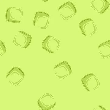 Seamless pattern chillers ice cubes reusable cartoon vector Illustrazione stock