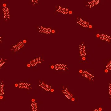 Seamless pattern china chinese firecracker cartoon vector Stock Illustration
