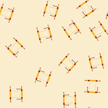 Seamless pattern china chinese scroll cartoon vector Stock Illustration