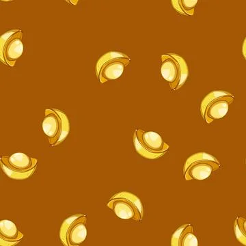 Seamless pattern china yuan bao cartoon vector Illustrazione stock
