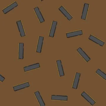 Seamless pattern chip desktop memory cartoon vector イラスト素材