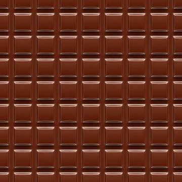 Seamless pattern of chocolate. dark milk chocolate bar as background. chocolate Stock Photos