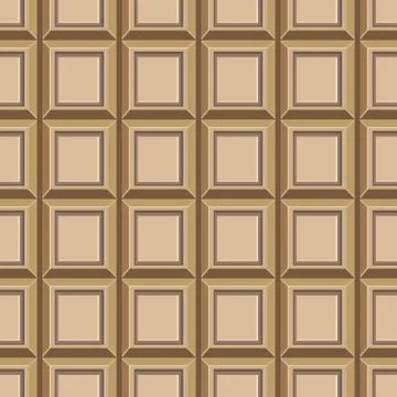 Seamless pattern with chocolate texture Stock Illustration