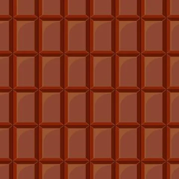 Seamless pattern with chocolate texture Stock Illustration