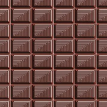 Seamless pattern with chocolate texture Stock Illustration
