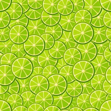 Seamless pattern chopped lime Stock Illustration