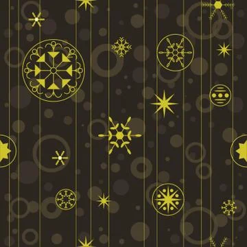 Seamless pattern for Christmas card. Stock Illustration