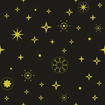 Seamless pattern for Christmas cards Stock Illustration