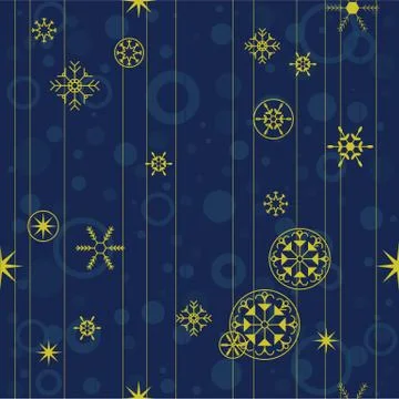 Seamless pattern for Christmas cards Stock Illustration