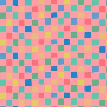 Seamless pattern in Christmas color combinations for surface design and oth.. Stock Illustration