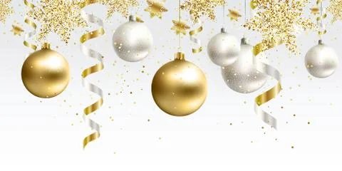 Seamless pattern. Christmas decor for the site Stock Illustration