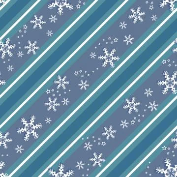 Seamless pattern in Christmas, New Year colors. Stock Illustration
