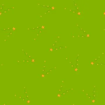Seamless pattern christmas tree festive decoration minimal line art drawing 库存插图