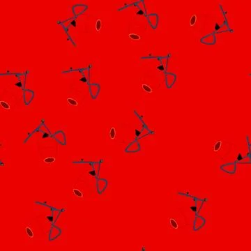 Seamless pattern chute concrete mixer cartoon vector Illustrazione stock