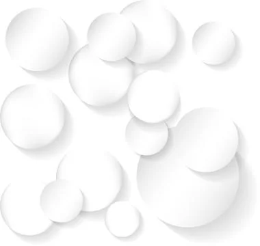 Seamless Pattern. Circle Abstract Art Background. Vector Illustr Stock Illustration