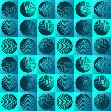 Seamless pattern with circle elements イラスト素材