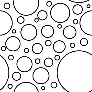 Seamless pattern with circle for fabrics and textiles and packaging Stock Illustration