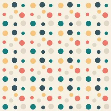 Seamless pattern circle geometric shape design of abstract texture backgrou.. Stock Illustration