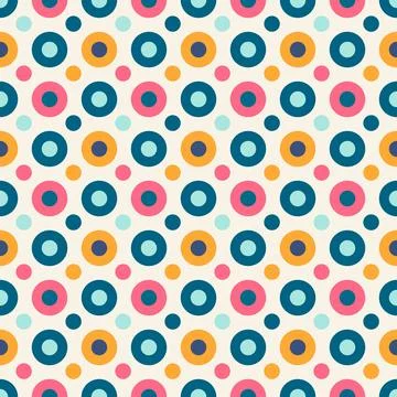 Seamless pattern circle geometric shape design of abstract texture backgrou.. 스톡 일러스트