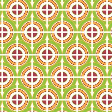 Seamless pattern circle geometrical background Stock-Illustration