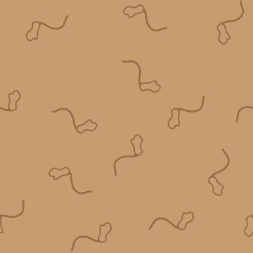 Seamless pattern circle lasso cartoon vector Illustrazione stock