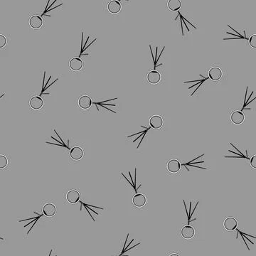 Seamless pattern circle light ring cartoon vector 스톡 일러스트