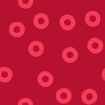 Seamless pattern circle sewing button cartoon vector Stockillustratie