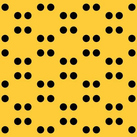 Seamless pattern with circle shape icon vector. Stock Illustration