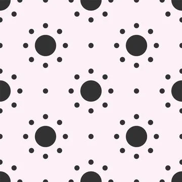 Seamless pattern with circle shape vector. Stock Illustration