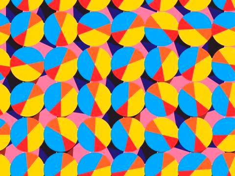 Seamless pattern with circles. Abstract background for paper and wrap. Vect.. 스톡 일러스트
