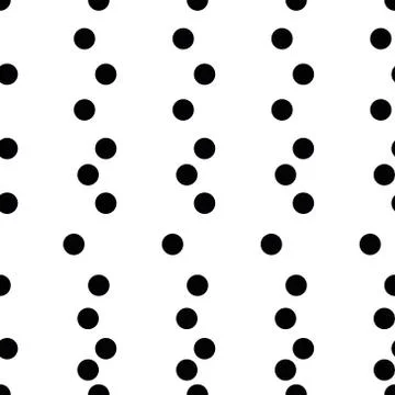 Seamless pattern of circles and points. Pattern of points and circles. Vector Stock Illustration