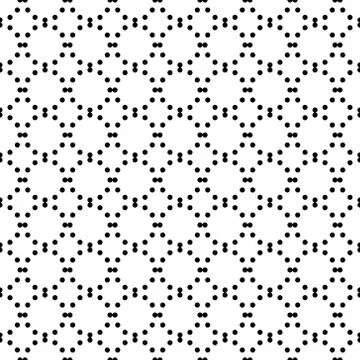 Seamless pattern of circles and points. Pattern of points and circles. Vector Stock Illustration
