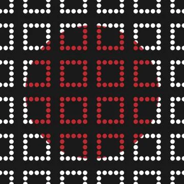 Seamless pattern of circles and points. Pattern of points and circles. Vector 스톡 일러스트